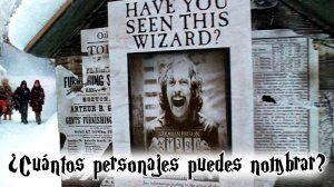 ¿Cuántos personajes puedes nombrar?